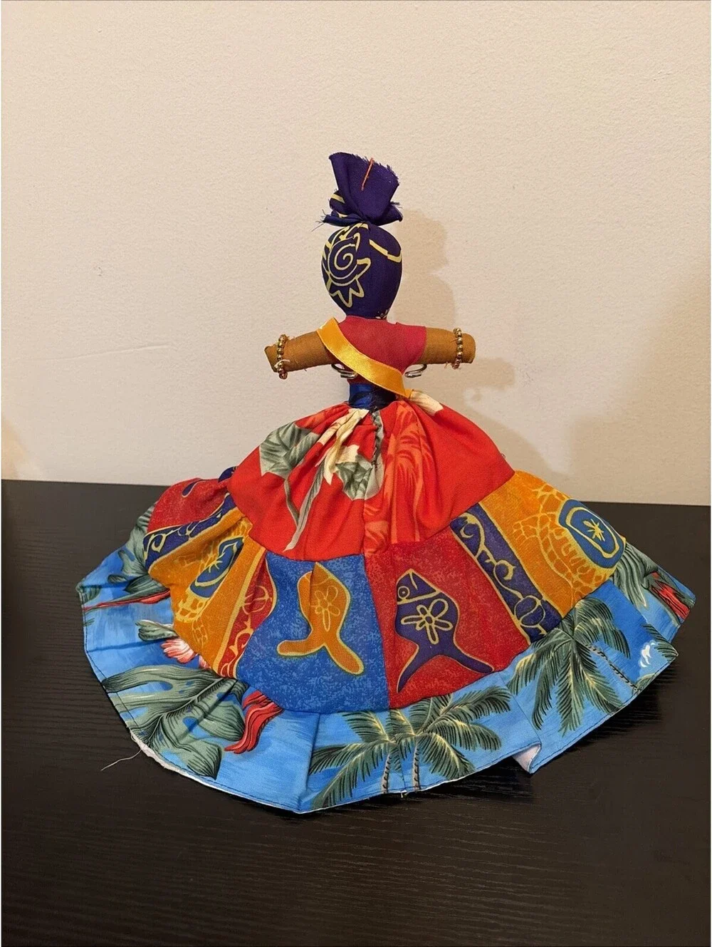 St Maarten Topsy Turvy Doll Caribbean Story Telling Rag Doll Toy 12